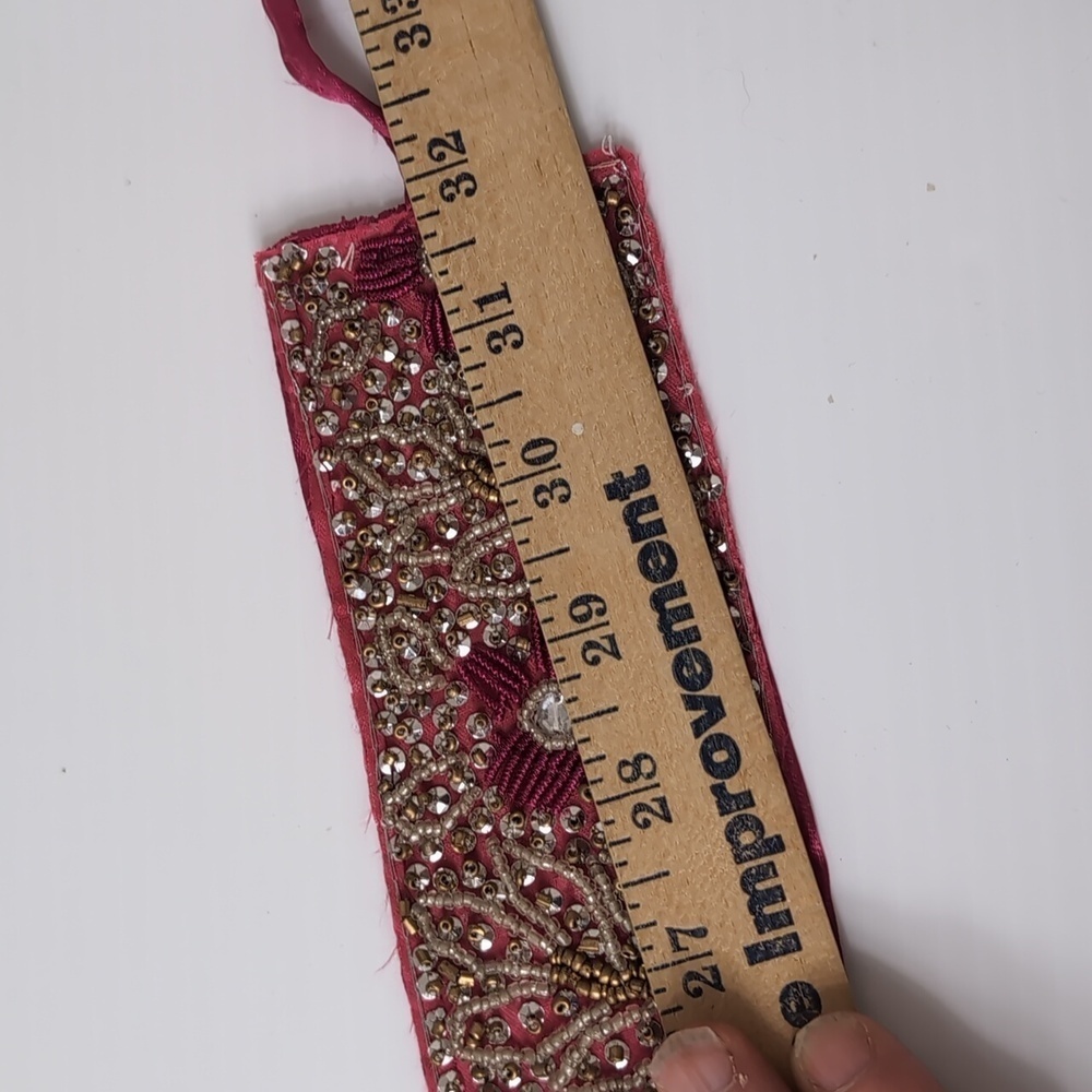 Anthropologie Beaded Belt 67" long - Picture 9 of 9